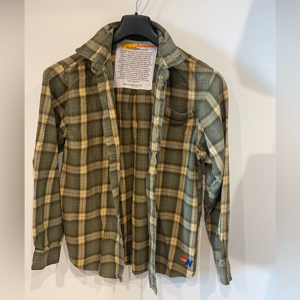 Aviator nation button down shirt, RARE!